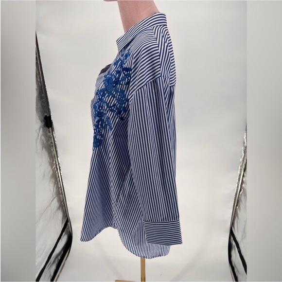 EUC Karen Saddler Striped Tunic - Picture 7 of 11